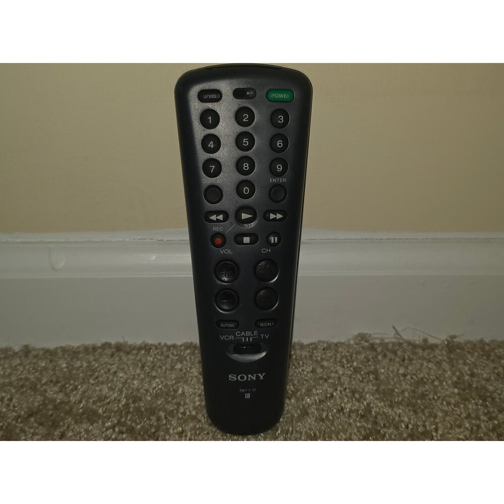 Sony RM-V11 Universal TV VCR CABLE Remote Controller OEM Genuine